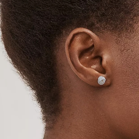 TIFFANY & CO. | Tiffany Twist Know Earrings in Sterling Silver - Picture 8 of 10